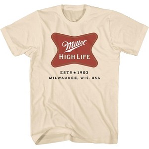 Mens Miller High Life Shirt - Miller Beer Logo Shirt - Miller Light Graphic Shirt - 1 of 4