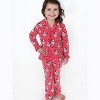 RuffleButts Toddler Girls Holiday Ruffle Flare Pajama Set - 3 of 4