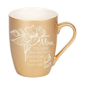 Elanze Designs Mom You Are The Mother Everyone Wishes They Had Vegas Gold 10 ounce New Bone China Coffee Cup Mug - 1 of 4
