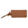 Unique Bargains Rhombus Check Wristband Plush Pom Zip Coin Purse Wallet 1 Pc - 4 of 4