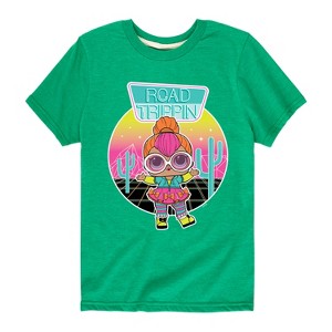 Boys' - LOL Surprise! - Neon Qt Road Trippin Short Sleeve Graphic T-Shirt - 1 of 4