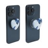 Unique Bargains Reusable Heart Adhesive Phone Grip Blue 1 Pc - 3 of 4