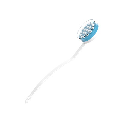 Image of Fleming Supply Long-Handled Roll-On Lotion Applicator Dispenser - Blue/White