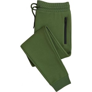 Women's Ultra Soft Fleece Joggers (1-Pack) - Zipper Pockets & Modern Fit - 1 of 4