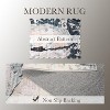 Machine Washable Runner Rug, Modern Abstract Hallway Carpet, Non-Slip Foldable Low Pile Floor Mat for Bedroom Kitchen - 4 of 4