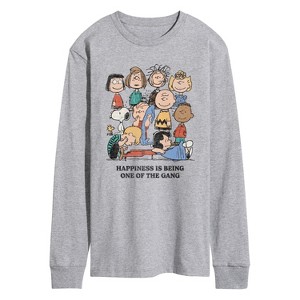 Men's - Peanuts - One Of The Gang Long Sleeve Graphic T-Shirt - 1 of 4