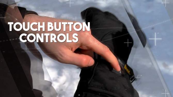 ActionHeat 5V Battery Heated  Men&#39;s Premium Gloves - Black M, 2 of 11, play video