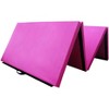 Gulches Folding aerobics mat, extra thick high-density gymnastics mat, tear-resistant aerobics mat for mixed martial arts, stretching, gymnastics - 4 of 4