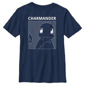 Boy's Pokemon Charmander Line Art T-Shirt - 1 of 4