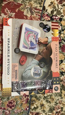 Fao Schwarz Sparkle Studio Light-Up Diamond Painting Starter Set