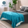 Faux Shearling Fleece Blanket by Bare Home - 4 of 4