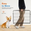 LAOTIES Dog Playpen with Door,Portable Metal Pet Fence For Small Dogs And Puppies,8 Panel Puppy Playpen For Indoor And Outdoor Use - 4 of 4
