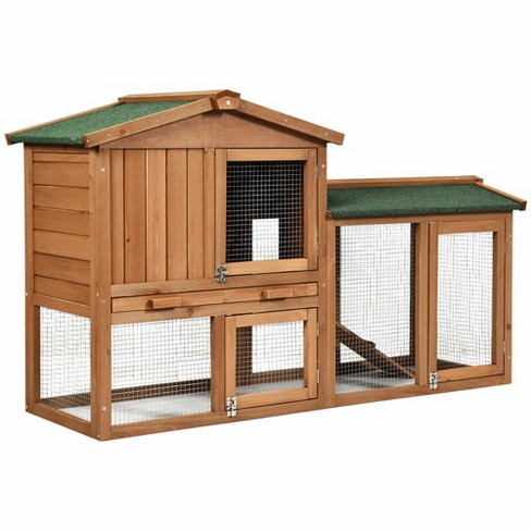 Large rabbit outlet hutch