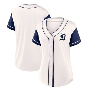 MLB Detroit Tigers Women's Short Sleeve White Fashion Jersey - 1 of 3
