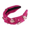 Unique Bargains Faux Diamond Heart Headband 1 Pc - 4 of 4