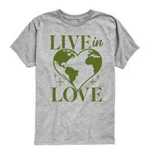 Boys' - Instant Message - Live In Love Short Sleeve Graphic T-Shirt - 1 of 4