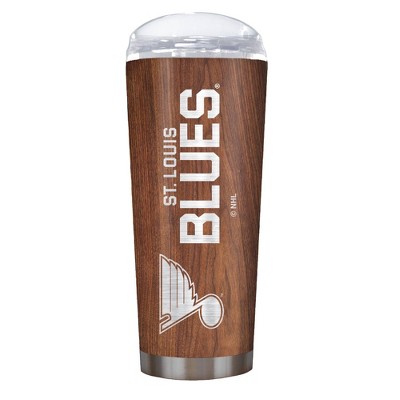 NHL St. Louis Blues 18oz Woodgrain Roadie Tumbler