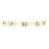 Meri Meri Gold Scallop Happy Birthday Garland (10' with excess cord - Pack of 1) - 3 of 4
