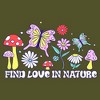 Juniors Womens Lost Gods Find Love in Nature Racerback Tank Top - 2 of 4