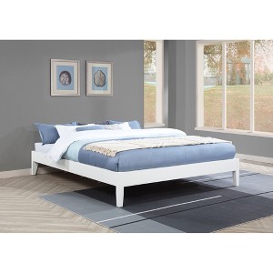 California King Platform Bed with Sturdy Frame for Bedroom - 1 of 4