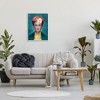 Stupell Industries Frida Kahlo Floral Portrait Black Framed Giclee Art - 2 of 4