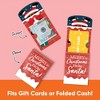 Big Dot of Happiness Merry Christmas from Santa Gift Card Holders with Envelopes, Christmas Money & Gift Card Sleeves, Nifty Gifty Pack, Set of 8 - 2 of 4