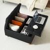 Leather Storage Ottoman Coffee Table with Lift Top - image 2 of 4