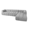 122" L-Shaped Sectional Sofa with Chaise Lounge & High-Density Foam - 4 of 4