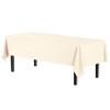 Crown Premium Quality Plastic Tablecloth 54 Inch. x 108 Inch. Rectangle - 6 Pack - 2 of 3