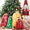 Joyfy 36-Pack Christmas Drawstring Gift Bags - Assorted Sizes (Large/Medium/Small) Reusable Holiday Present Wrapping & Party Favors - 3 of 4