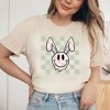 Simply Sage Market Women's Smiley Face Bunny Short Sleeve Garment Dyed Tee - 2 of 3