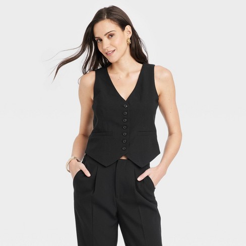 Women's Tailored Suit Vest - A New Day™ : Target