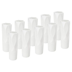 Unique Bargains Unique Minimalist Elegant Floral Plastic Flower Vases for Home Decor 10 Pcs - 1 of 4