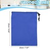 Unique Bargains Tear-Resistant Polyester Traveling Laundry Bag with Drawstring 2 Pcs - 2 of 4