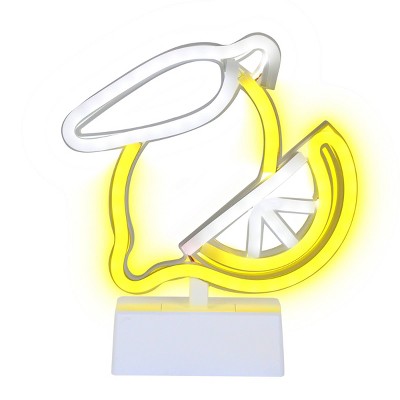 FUN DAY Lemon Neon Light Table Lamp