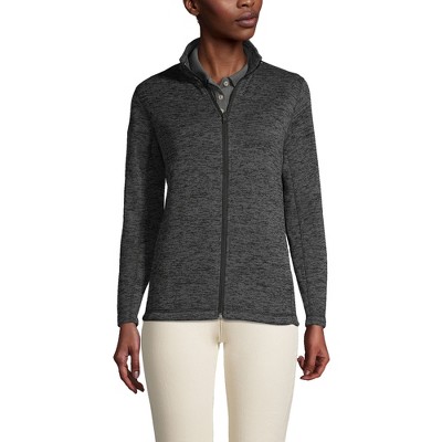 Lands' End Women's  Sweater Fleece Jacket