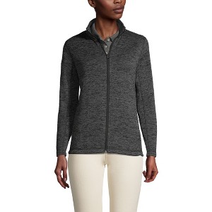Lands' End Women's  Sweater Fleece Jacket - 1 of 4