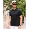Clearlove Men's Polo Shirts Short Sleeve Casual Business Sports Tennis Golf Shirts - 3 of 4