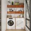 Set of 2 Wood Decorative Wall Shelf - 2 of 4
