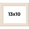 PosterPalooza | 13x10 Wide Barnwood Picture Frame, UV Acrylic, 6 Finishes - Grey, Brown, White, and Black - 2 of 4