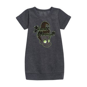 - Jimmy Neutron - Gotta Blast Graphic Short Sleeve Fleece Dress - 1 of 3