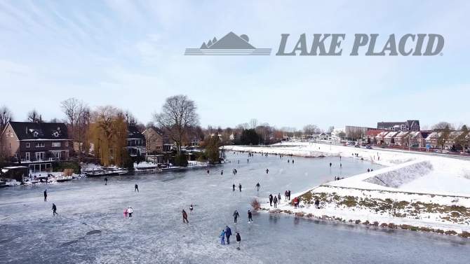 Lake Placid SUMMIT Adjustable Ice Skate White/Mint - S (10J-13), 2 of 7, play video