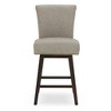 Spruce&Spring Upholstered 26-inch Counter Height Swivel Barstool - 3 of 4