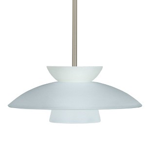 Besa Lighting Trilo 15 1 - Light Pendant in  Satin Nickel - 1 of 1
