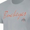 NCAA Ohio State Buckeyes Men's Heather T-Shirt - image 3 of 3