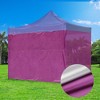 InstaHibit Sidewall Block Out UV50+ Fit 10x10Ft Pop up Canopy 1 Piece Patio - 3 of 4