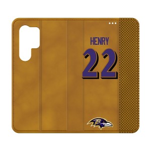 NFL Baltimore Ravens Players Game Tactic Folio Cell Phone Case for Samsung Galaxy - 1 of 4