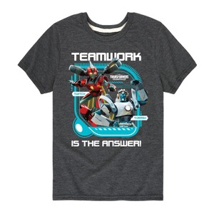 Boys' - Transformers - Earth Spark Short Sleeve Graphic T-Shirt - 1 of 4