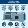 Coucheta Inflatable Paint Booth 26x15x11 FT with Dual 950+370W Blowers, Large Spray Tent for Car Painting, Motorcycle, Garage Furniture & DIY Parts - 3 of 4