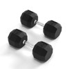 35LBS x2 PVC Hex Dumbbell Weight Set, Multiple Sizes Exercise & Fitness and Muscle Toning, strength training - 4 of 4
